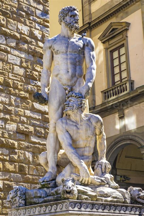 hercules and cacus statue